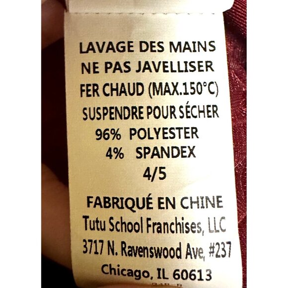 Tutu School Pink Ballerina Dress Girls 4/5 | Shimmery Rose Ballet Costume with F - Picture 11 of 11